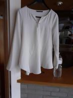 witte bloes van Zara - M - 5€, Vêtements | Femmes, Blouses & Tuniques, Taille 38/40 (M), Enlèvement ou Envoi, Porté, Blanc