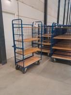 Partij Orderpickkar Transportwagen plateauwagen magazijnkar., Ophalen, Zo goed als nieuw