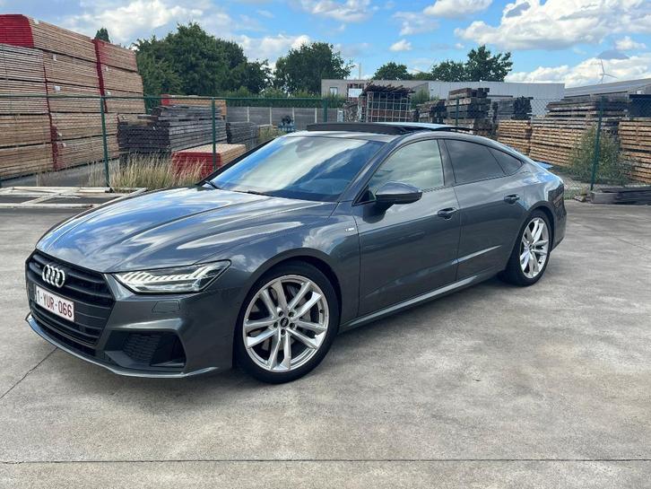 Audi A7 Quattro S-line 50 TFSIe Hybride, Auto's, Audi, Bedrijf, A7, 360° camera, 4x4, ABS, Achteruitrijcamera, Adaptieve lichten