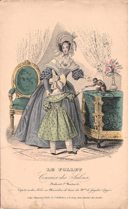 HANDGEKLEURDE LIJNGRAVURES LE FOLLET 1934, Antiek en Kunst, Kunst | Etsen en Gravures, Ophalen of Verzenden