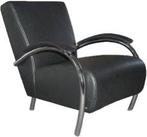 Molinari accademia -140€ Italiaans design-kalfsleer fauteuil, Huis en Inrichting, Ophalen, Gebruikt, Leer, Italiaans  Molinari Design Fauteuil