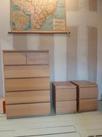 Malm commode + 2 nachttafeltjes, Ophalen