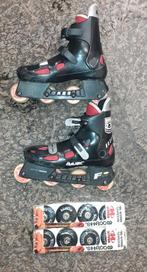 Rollerblade inline Bauer + sac + 6 protections + 16 roues, Rollers 4 roues en ligne, Bauer, Hommes, Enlèvement