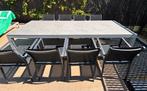 Tuintafel aluminium onderstel met keramisch blad, Tuin en Terras, Ophalen, Eettafel, Meer dan 8 zitplaatsen, Aluminium