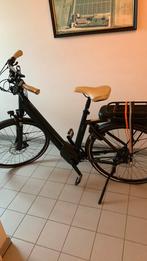 Electrische herenfiets, large,qwic met riemaandrijving,zwart, Fietsen en Brommers, Elektrische fietsen, Ophalen, Qwic