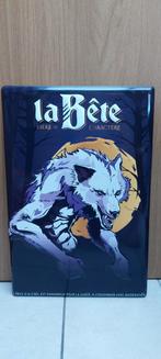 Zeer zeldzaam authentiek reclamebord La Bête bière (60 x 40), Nieuw, Overige merken, Reclamebord, Plaat of Schild, Ophalen of Verzenden