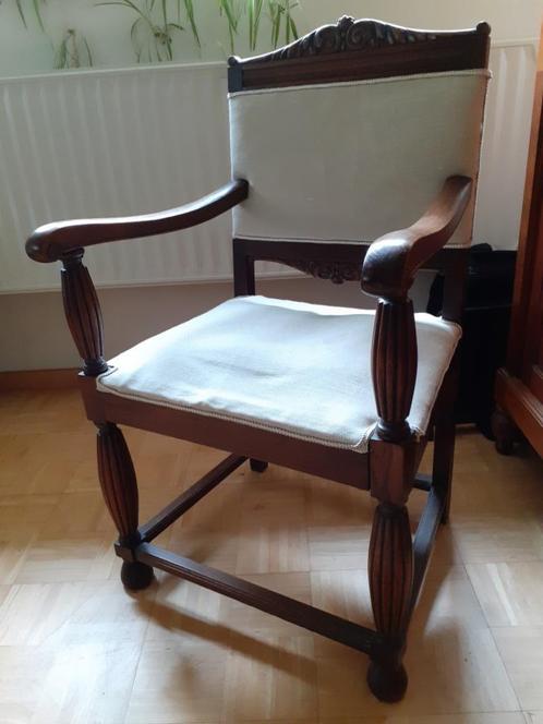 Antieke stoelen in massief eik, Antiek en Kunst, Antiek | Meubels | Stoelen en Sofa's, Ophalen