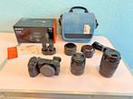 Sony Alpha a6600 camera met 18-135 mm en 50 mm 1.8, Ophalen of Verzenden, Zo goed als nieuw, Sony