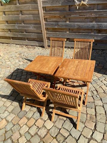 Ventura 6-delige bistroset voor kinderen - massief teakhout beschikbaar voor biedingen