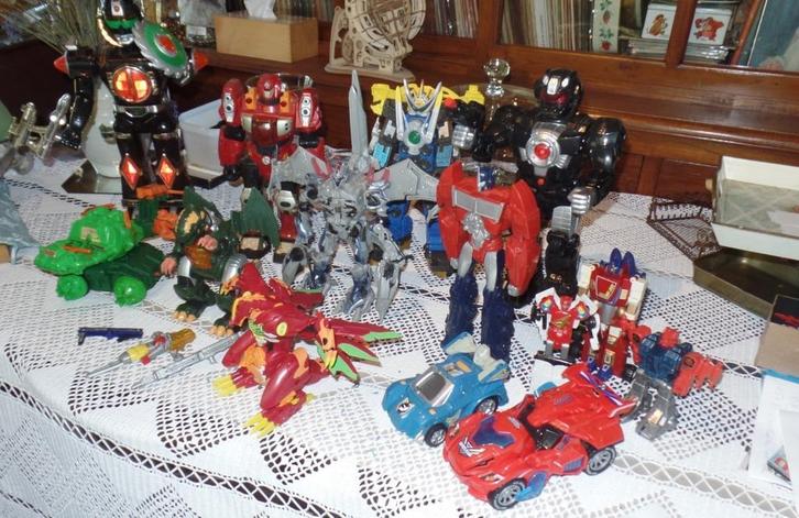 ++ Verzameling Zords en/of Robots ; begin jaren 2000, Kinderen en Baby's, Speelgoed | Actiefiguren, Zo goed als nieuw, Ophalen of Verzenden