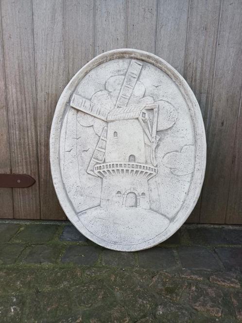 Prachtige zware betonnen muurplaat, Tuin en Terras, Tuinwanddecoratie, Ophalen