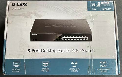 Switch - D-Link DGS-1008MP, Computers en Software, Netwerk switches, Gebruikt, Ophalen of Verzenden