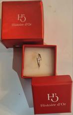 18-karaats witgouden diamanten verlovingsring met 750, Handtassen en Accessoires, Ringen, Nieuw, Ophalen
