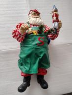Kerstman papier mâché - R.O.C., Verzenden, Zo goed als nieuw, Feestartikel