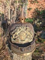 Ww1 duits vilt pickelhaube beieren ( ruil kan), Verzamelen, Ophalen of Verzenden