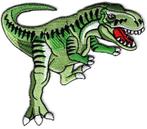 Dinosaurus Velociraptor stoffen opstrijk patch embleem #6, Collections, Collections Autre, Envoi, Neuf