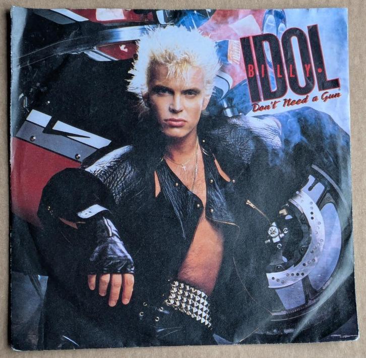 Billy Idol — Je hebt geen pistool nodig - 45 RPM Vinyl - 7", Cd's en Dvd's, Vinyl | Rock, Gebruikt, Poprock, Ophalen of Verzenden