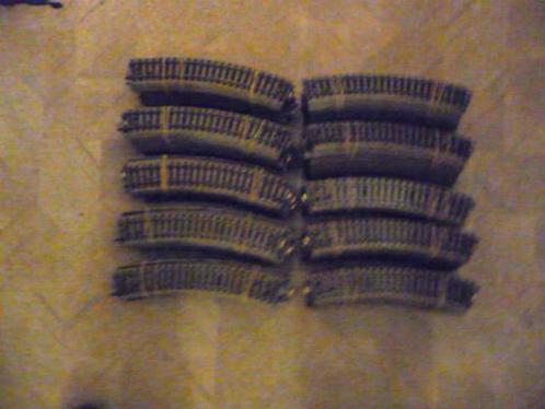 LOT MÄRKLIN HO 5100 - 120x GEBOGEN RAILS Q2/VOIES COURBES Q2, Hobby en Vrije tijd, Modeltreinen | H0, Gebruikt, Rails, Wisselstroom