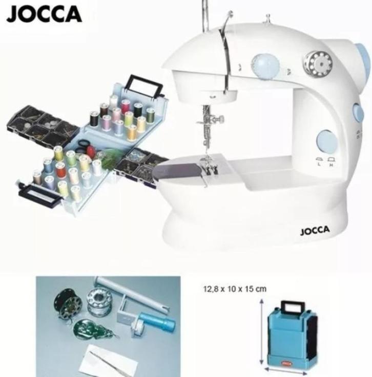 NIEUW! JOCCA Mobiele naaimachine met 138 accessoires, Hobby en Vrije tijd, Naaimachines en Toebehoren, Nieuw, Naaimachine, Overige merken