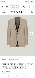 Nieuwe heren vest CANALI beige maat large, Ophalen, Maat 52/54 (L), Beige, Nieuw