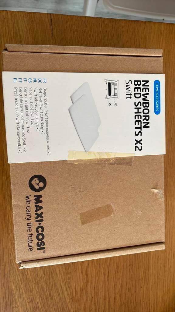 NIEUW - Newborn bedsheets * 2 - Swift - merk maxi-cosi, Kinderen en Baby's, Babywiegjes en Ledikanten, Nieuw, Overige typen, Ophalen of Verzenden