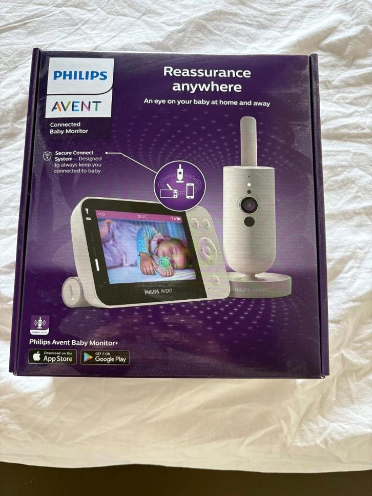 Philips Avent Connected Beeldbabyfoon SCD951/26, Kinderen en Baby's, Babyfoons, Zo goed als nieuw, 250 meter of meer, Camera, Digitaal