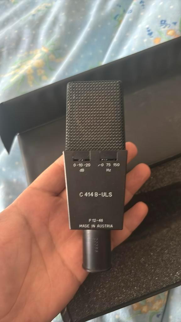 Microphone vintage - C414B -ULS (AKG), Muziek en Instrumenten, Microfoons, Zo goed als nieuw, Ophalen of Verzenden