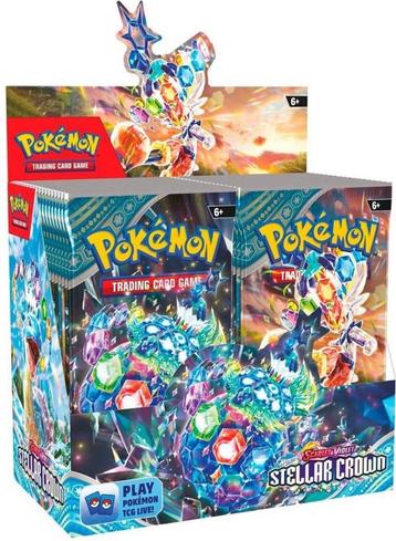 Pokemon Scarlet & Violet - Stellar Crown Booster Box ENG beschikbaar voor biedingen