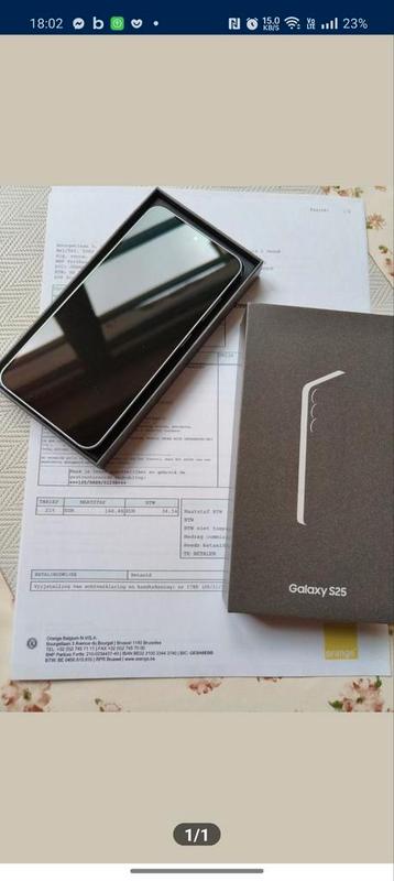 Samsung s25 128 gb nieuw, Télécoms, 128 GB, Enlèvement ou Envoi, Neuf