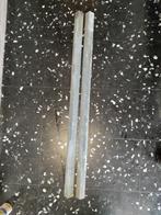 2 stalen latteien 113 cm x 4 x4, Ophalen, Gebruikt, IJzer