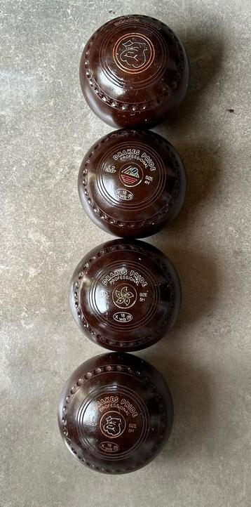 Set de 4 boules Drakes Pride Professional – Lawn bowls, Enlèvement, Comme neuf
