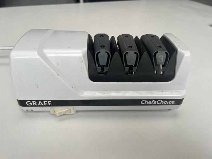 Graef diamant messenslijper CC120 - Chef'sChoice, Huis en Inrichting, Keuken | Keukenbenodigdheden, Zo goed als nieuw, Ophalen of Verzenden