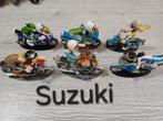 6 Joe en Bar Team Suzuki-motorfietsen, Verzamelen, Ophalen of Verzenden, Overige figuren, Beeldje of Figuurtje