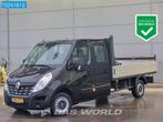 Renault Master 130PK Dubbel Cabine Open laadbak Pickup Navi, Autos, Camionnettes & Utilitaires, 7 places, Cuir, Noir, Achat