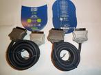 Câble SCART Bandridge, couleur : bleu-anthracite, L=3MT, mâl, TV, Hi-fi & Vidéo, Câbles audio & Câbles de télévision, 2 à 5 mètres