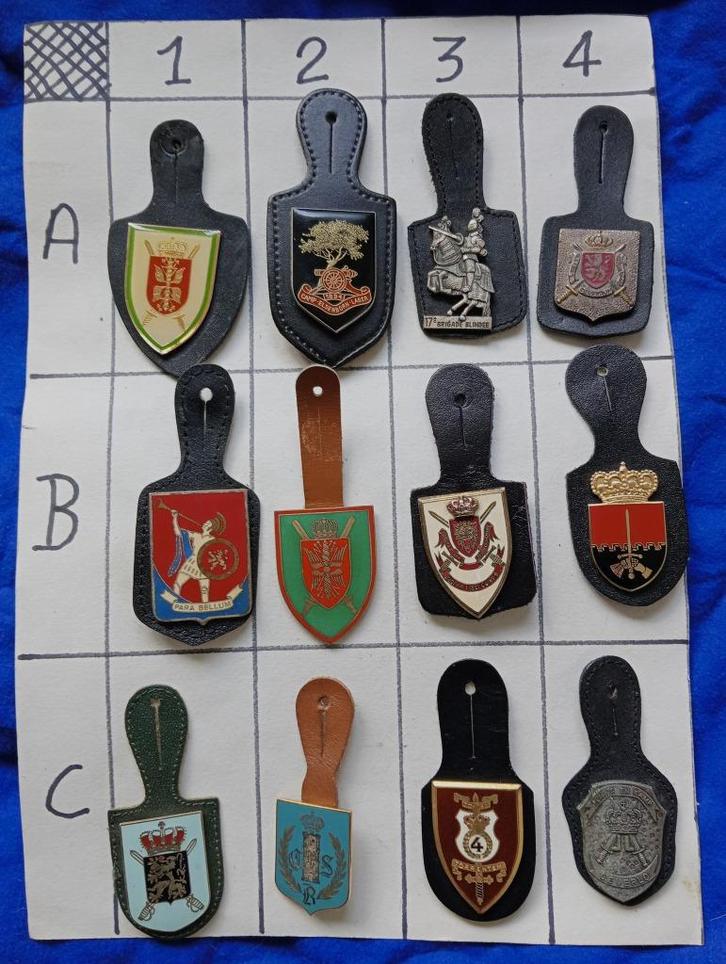 Verschillende Generale Staf borstzakhanger., Verzamelen, Militaria | Algemeen, Landmacht, Embleem of Badge, Ophalen of Verzenden