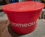 Emmer van het merk RAMEAU met bak en 2 zeven., Watersport en Boten, Hengelsport | Algemeen, Ophalen, Zo goed als nieuw