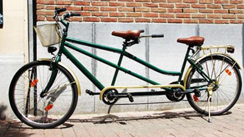 Tandem vintage, Fietsen en Brommers, Fietsen | Tandems, Gebruikt, Minder dan 10 versnellingen, 49 tot 53 cm, 47 tot 51 cm, Ophalen