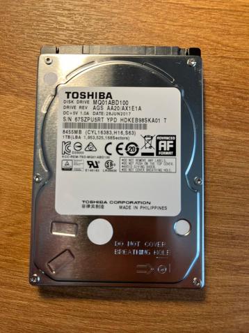 1TB HDD 2,5” beschikbaar voor biedingen
