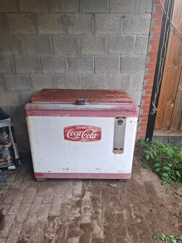 Vintage Coca-Cola Koelkast Frigibell – Jaren ’50 |, 100 à 150 litres, Enlèvement, Ne fonctionne pas, Sans bac à congélation