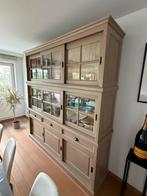 Vitrinekast/buffetkast in perfecte conditie, Ophalen, 200 cm of meer, Eikenhout, 200 cm of meer