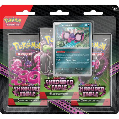 Pokemon Shrouded Fable 3 -pack Blister, Hobby & Loisirs créatifs, Jeux de cartes à collectionner | Pokémon, Neuf, Booster, Enlèvement ou Envoi