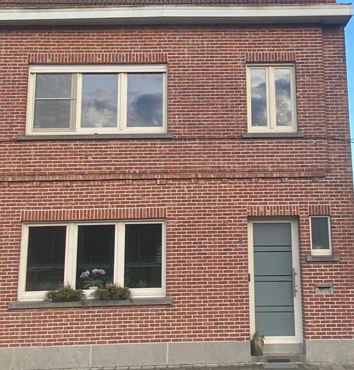 Ramen pvc creme kleur houtnerfstructuur, Doe-het-zelf en Bouw, Raamkozijnen en Schuifdeuren, Gebruikt, Raamkozijn, Kunststof, 75 tot 150 cm