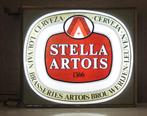Grote Vintage Stella Artois Lichtreclame / Lichtbak, Verzamelen, Ophalen, Zo goed als nieuw, Reclamebord, Plaat of Schild, Stella Artois