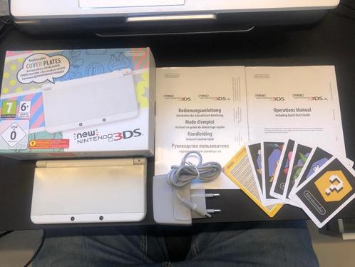 New Nintendo 3DS White, Games en Spelcomputers, Spelcomputers | Nintendo 2DS en 3DS, Zo goed als nieuw, 3DS, Wit, Ophalen of Verzenden