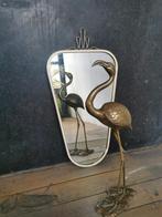 Vintage asymmetrische spiegel jaren 70, Antiek en Kunst, Ophalen of Verzenden