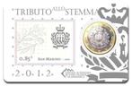 Timbre et Coincard Saint-Marin 2012, Timbres & Monnaies, Monnaies | Europe | Monnaies euro, Autres valeurs, Série, Saint-Marin