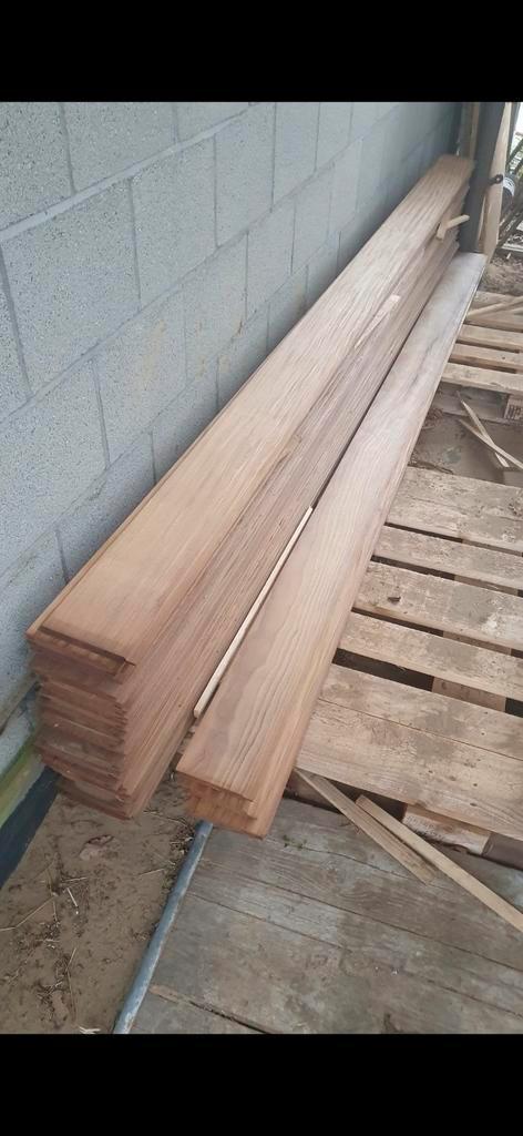 Afrormosia planchetten 130×15 mm, Doe-het-zelf en Bouw, Hout en Planken, Ophalen