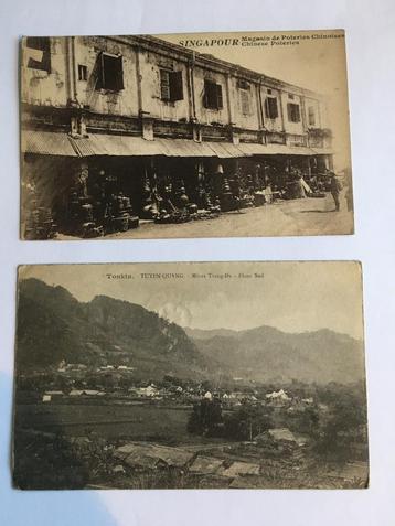 Lot de cartes postales Belgique + Monde années 1920 