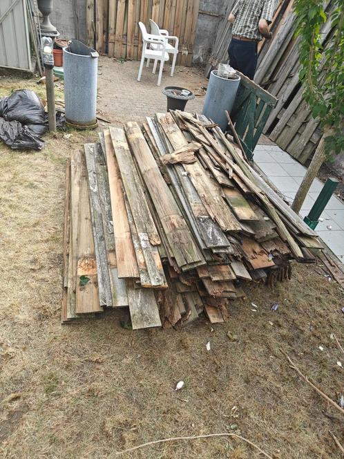 Hout om te gebruiken voor haardvuur, Doe-het-zelf en Bouw, Hout en Planken, Gebruikt, Plank, Minder dan 200 cm, Minder dan 25 mm